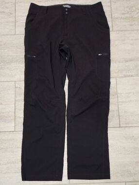 L.L. Bean Trekking Hiking Pants Mid-Rise Straight-Leg Women’s 16 M/Tall Black